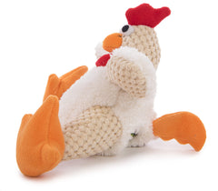 goDog coq profil montrant texture à carreaux et résistance tactile