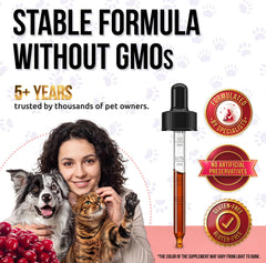 Golden Paw étiquette détaillée indiquant ingrédients et dosage clair