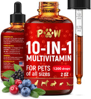 Golden Paw flacon avant montrant l'étiquette et format pratique