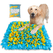 Golden Pup Enrichment vue frontale du tapis montrant la grande surface de jeu