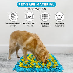 Golden Pup Enrichment gros plan sur la polaire douce et résistante pour confort