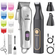 Gooad tondeuse principale vue avant montrant ergonomie et contrôle