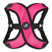 Gooby harnais vue avant flamingo pink pour confort et maintien