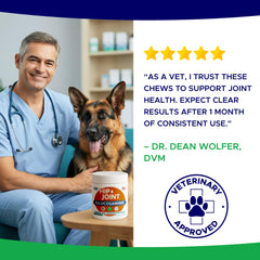 GOODGROWLIES chien mange une friandise améliorant l'administration quotidienne
