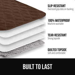 GORILLA GRIP détail des coutures matelassées durable et confortable