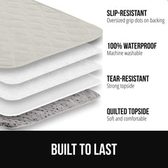 GORILLA GRIP gros plan matelassage doux garantissant confort