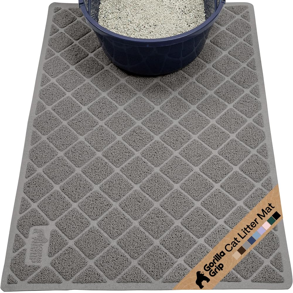 GORILLA GRIP face avant du tapis montrant design et dimensions utiles