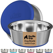 GORILLA GRIP gamelle face bleue, design stable et élégant