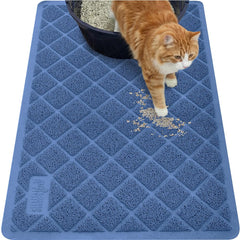 GORILLA GRIP face avant du tapis navy, capture efficace de la litière