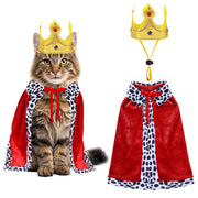 GOYOSWA costume devant montrant cape rouge et couronne, visuel royal attrayant
