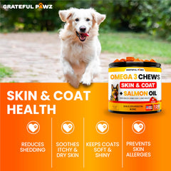 Comparaison de taille d'un chew Grateful Pawz pour dosages adaptés au chien