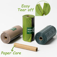 GREENER WALKER gros plan rouleaux montrant la texture robuste