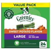 Greenies emballage avant montrant la marque et la saveur, facile à repérer