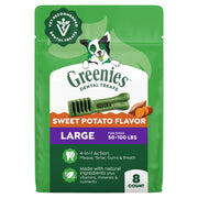 Greenies paquet avant montrant format et bénéfice hygiène dentaire