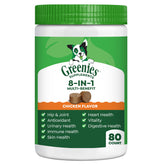 Greenies emballage recto montrant le produit et bénéfice simplifié