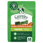 Greenies Teenie emballage avant montrant le format pratique