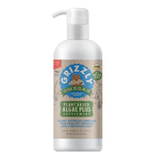 Grizzly montrant flacon face, présentation claire et bénéfice durable