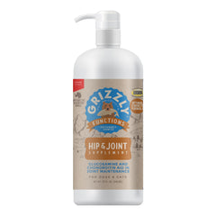 GRIZZLY PET PRODUCTS flacon recto montrant l’étiquette claire et le grand format pratique