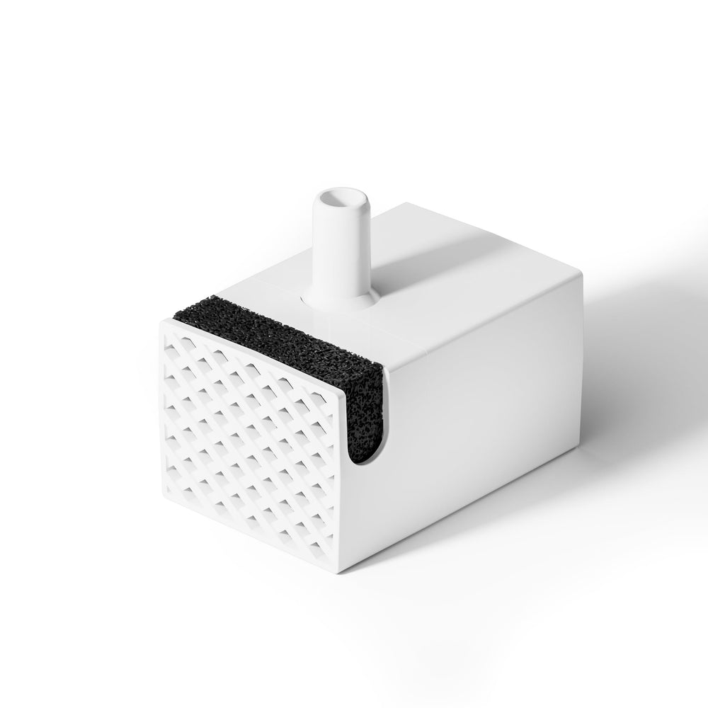 GROOKPET pompe vue de face montrant la finition inox et silence