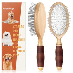 GROOMAGE brosse face avant montrant la surface de picots pour un brossage efficace