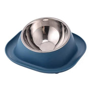 GRPET gamelle face avant bleue montrant design stable et compact, pratique pour l'alimentation