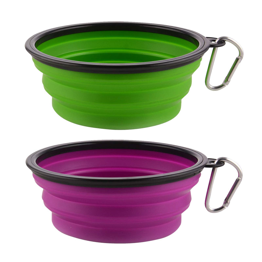 Guardians gamelle face violette et verte montrant design pratique
