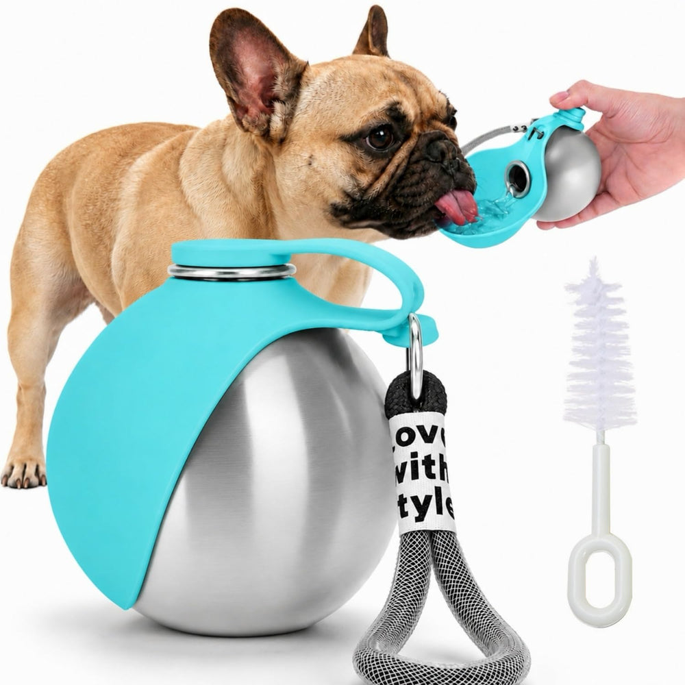 GUDOBZON gourde face avant montrant bol déployé pour hydratation facile