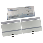H2Pro couvercle verre face avant montrant clarté et protection