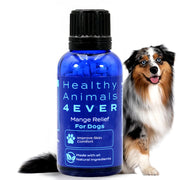 HealthyAnimals4Ever emballage avant montrant pot et bénéfice apaisant