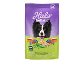 Halo emballage 21 lb montrant format familial et ingrédients végétaux