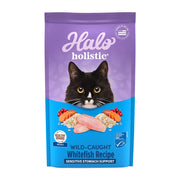 Halo emballage face montrant recette poisson blanc sauvage et bénéfice qualité
