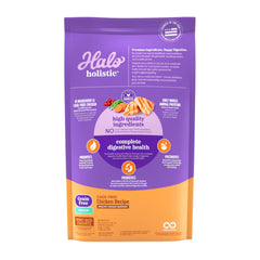 Halo gros plan sur croquette montrant texture digestible et appétence