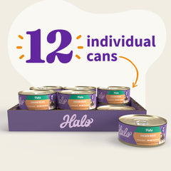 Halo pâté servie dans une assiette, appétence pour chats difficile