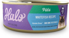 Halo pâté contenu ouvert illustrant la texture appétente et hydratation