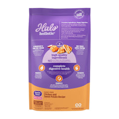 Halo poulet entier ingrédient principal garantissant protéines de qualité