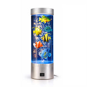 Handsbrain Bubble Fish Lamp vue de face montrant l'effet bulles apaisant