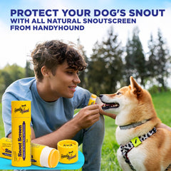 Handy Hound texture du baume gros plan montrant l’onctuosité hydratante