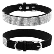 Haoyueer collier face avant montrant strass et boucle, apporte élégance