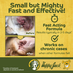 HAPPY JACK application main ouverte illustrant une pose précise et simple pour le propriétaire
