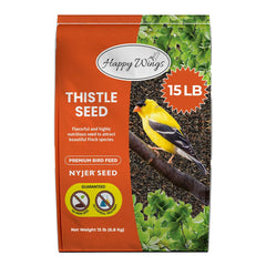 Happy Wings sachet face avant montrant le format 15LB et l'image produit, idéal pour le stockage