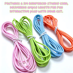 HAPPYCODE ensemble des 5 têtes, 4 cordes et clochette pour plus de variété