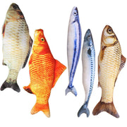 HAPY SHOP image avant du pack de 5 poissons pelucheux attirant pour jeu