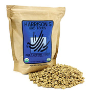 Harrison's emballage 5 lb montrant la marque et la garantie bio pour confiance