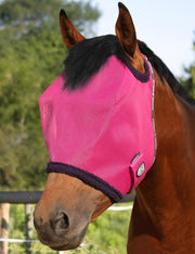 Harrison Howard masque face avant magenta montrant protection et visibilité