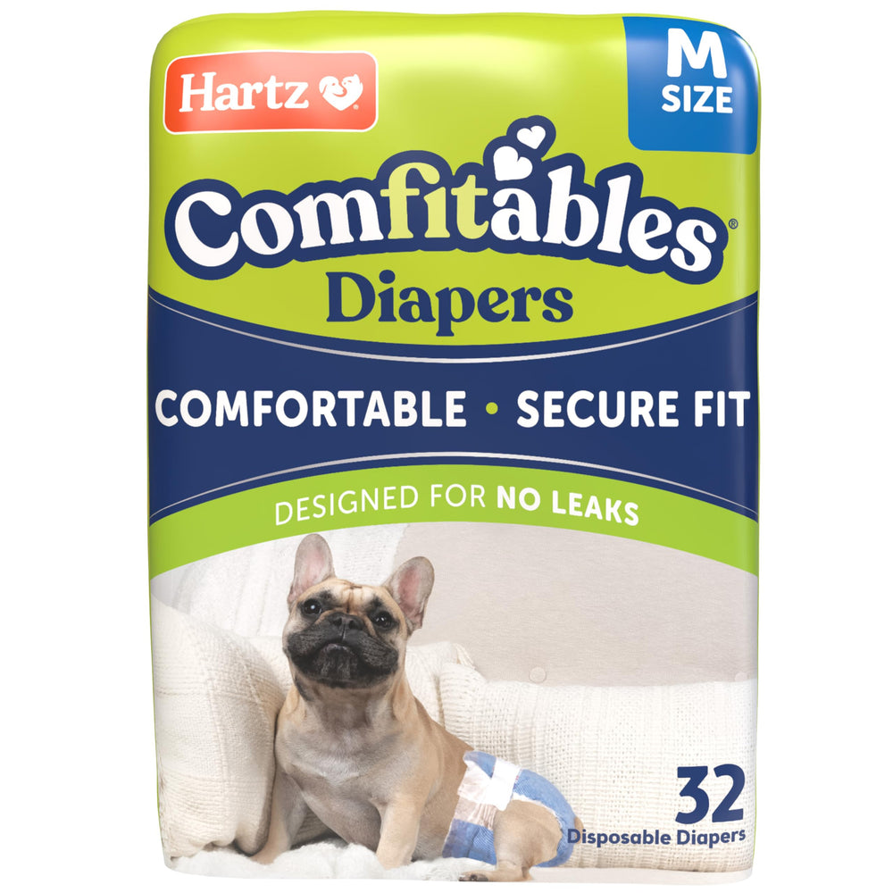 Hartz emballage frontal montrant 32 couches et bénéfice confort