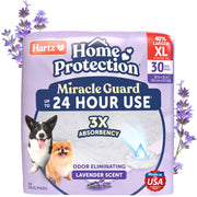 Hartz emballage avant XL montrant protection et quantité