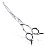 HASHIMOTO ciseaux courbés vue avant montrant coupe précise