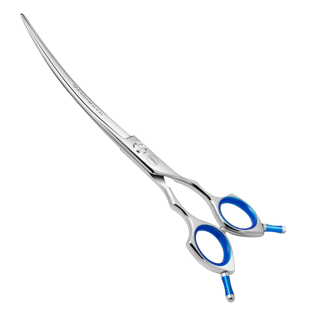 HASHIMOTO ciseaux courbés face emballage montrant qualité et protection
