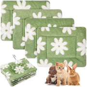 Haull tapis avant packaging montrant lot de quatre motif fleurs et rangement pratique