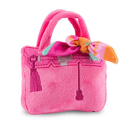 Haute Diggity Dog vue face avant du Barkin Bag, jouet attrayant pour jeu